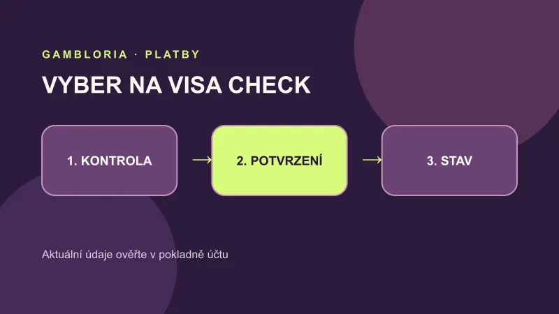 Kontrolní body výběru na Visa