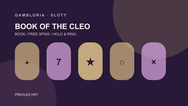 Vizuální přehled hry Book of the Cleo