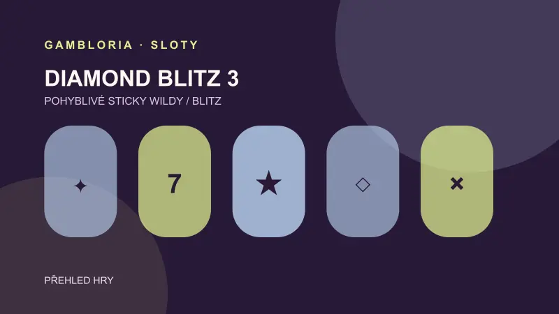 Vizuální přehled hry Diamond Blitz 3